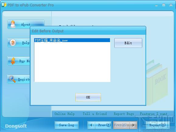 PDF to ePub Converter Pro下载,PDF转ePub工具